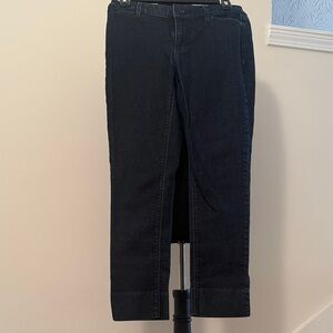 White House Black Market Black Straight-Leg Women's Jeans